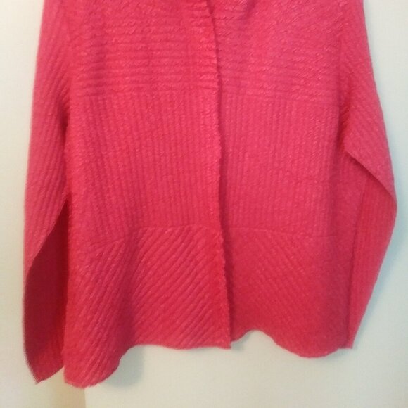 Coldwater Creek Pink Textured Jacket | Lightweight Jacket | Top Size XL - Picture 11 of 13